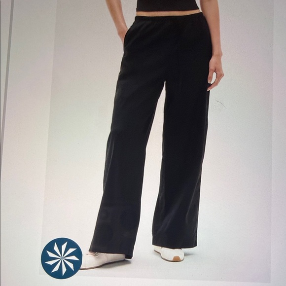 Athleta Pants - Athleta Paradise Mid Rise Wide Leg Black Women's Pant - Medium